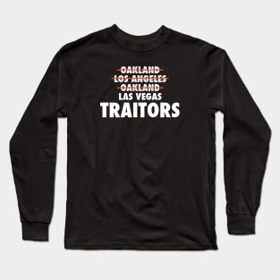 Las Vegas Traitors - Raiders Long Sleeve T-Shirt